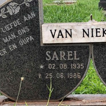NIEKERK Sarel, van 1935-1986