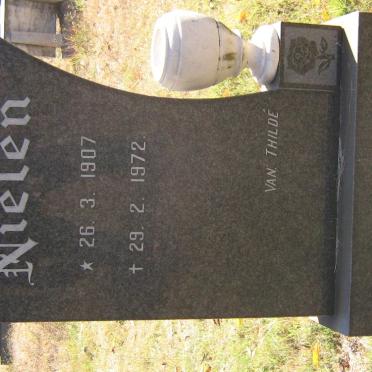 NIEKERK Nielen, van 1907-1972