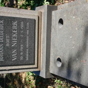 NIEKERK Johann Diederick, van 1919-1966 &amp; Susanna Elizabeth 1922-1979