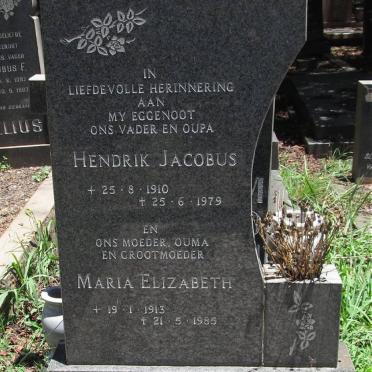 NIEMANN Hendrik Jacobus 1910-1979 &amp; Maria Elizabeth 1913-1985