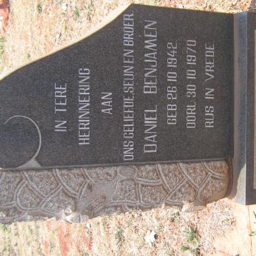 NORTIER Daniel Benjamen 1942-1970
