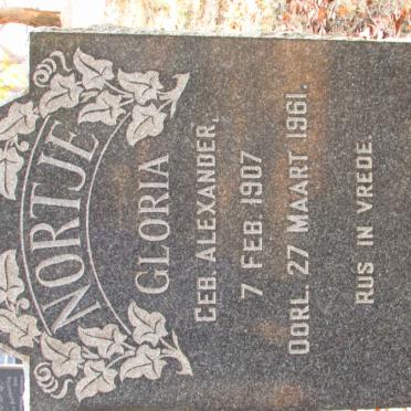 NORTJE Gloria nee ALEXANDER 1907-1961