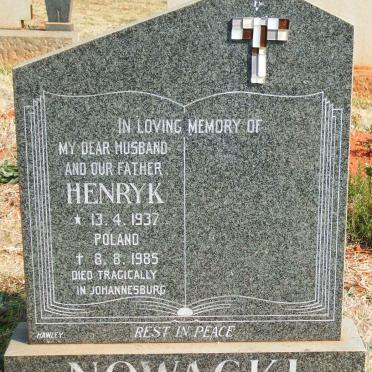 NOWACKI Henryk 1937-1985