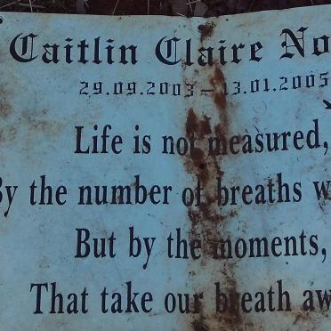 NORTJE Caitlin Claire 2003-2005