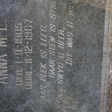 NOLAN Anna M.E. 1905-1967