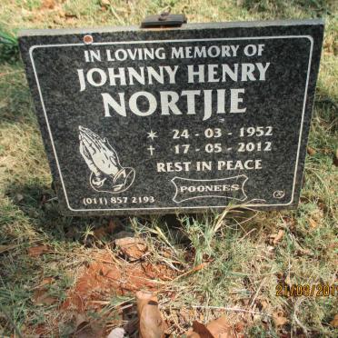 NORTJIE Johnny Henry 1952-2012