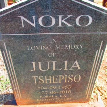 NOKO Julia Tshepiso 1953-2016