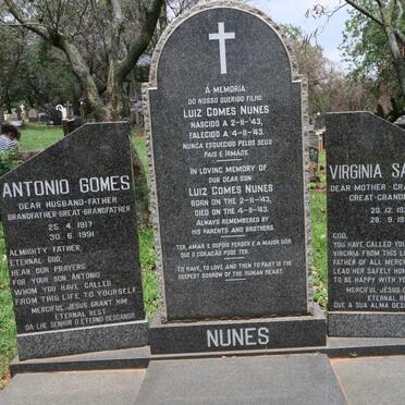 NUNES Antonio Gomes 1917-1991 &amp; Virginia Sardinha 1923-1998