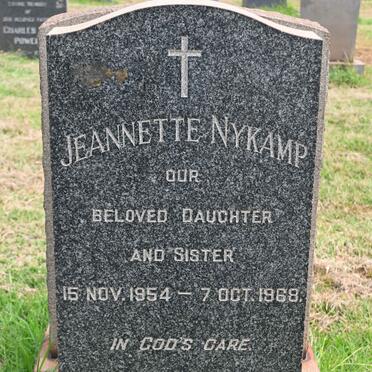NYKAMP Jeannette 1954-1968