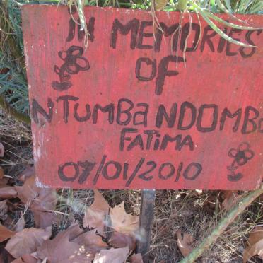 NTUMBA Ndomba Fatima -2010