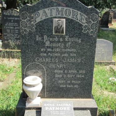 PATMORE Charles James Henry 1916-1964 &amp; Anna Jacoba 1916-2004