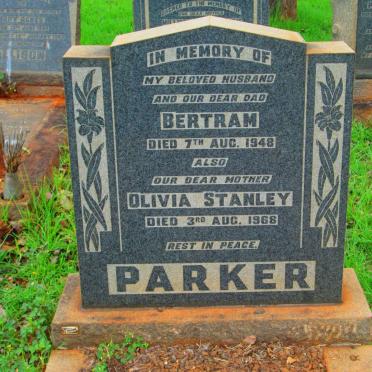 PARKER Bertram -1948 &amp; Olivia Stanley -1968