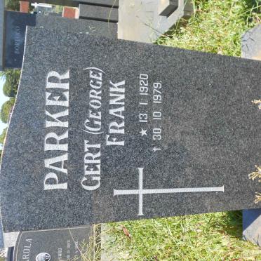 PARKER Gert Frank 1920-1979