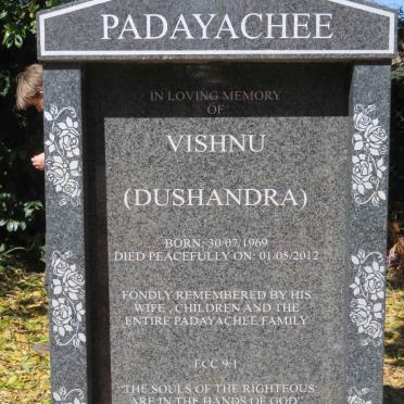 PADAYACHEE Vishnu 1969-2012