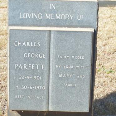 PARFETT Charles George 1901-1970