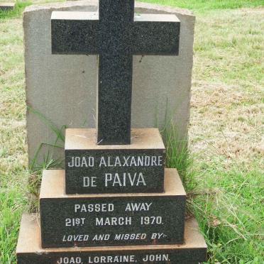 PAIVA Joao Alaxandre, de -1970