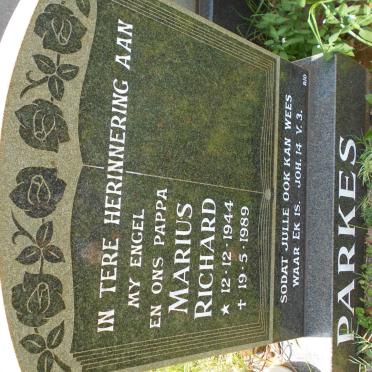 PARKES Marius Richard 1944-1989