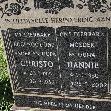 PAIZES Christo 1921-1986 &amp; Hannie 1930-2002