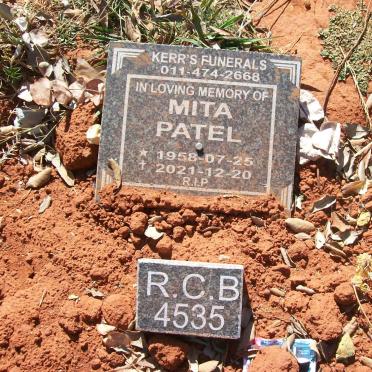 PATEL Mita 1958-2021