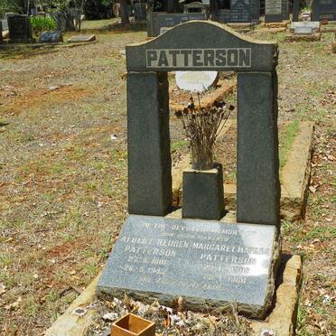 PATTERSON Albert Reuben 1901-1943 &amp; Margaret Matilda 1908-1966
