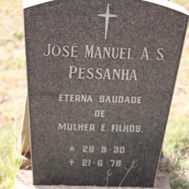 PESSANHA Jose Manuel A.S. 1930-1978