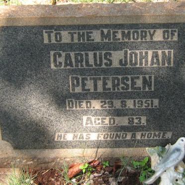 PETERSEN Carlus Johan -1951