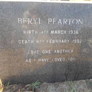 PEARTON Beryl 1936-1992