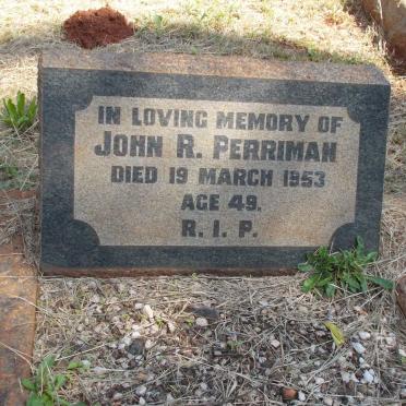 PERRIMAN John R. -1953