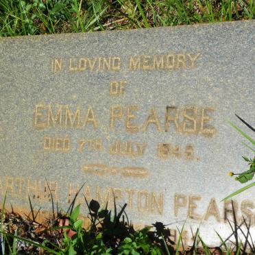 PEARSE Arthur Hamilton &amp; Emma -1945