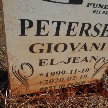 PETERSEN Giovani El-Jean 1999-2020