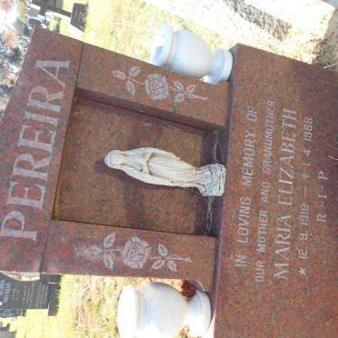 PEREIRA Maria Elizabeth 1918-1986