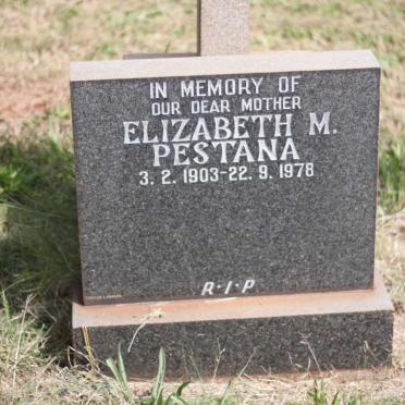 PESTANA Elizabeth M. 1903-1978