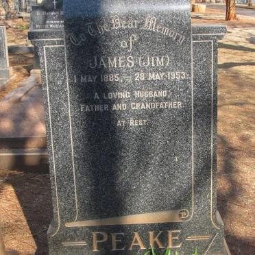 PEAKE James 1885-1953
