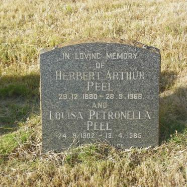 PEEL Herbert Arthur 1880-1966 &amp; Louisa Petronella 1902-1985