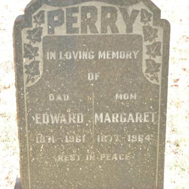 PERRY Edward 1871-1961 &amp; Margaret 1877-1964