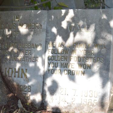 PETERS John 1928-1978 &amp; Val 1930-1985