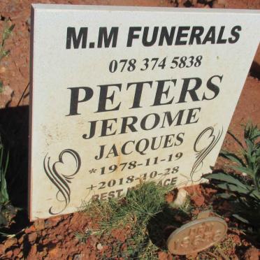PETERS Jerome Jacques 1978-2018