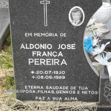 PEREIRA Aldonio Jose Franca 1930-1989