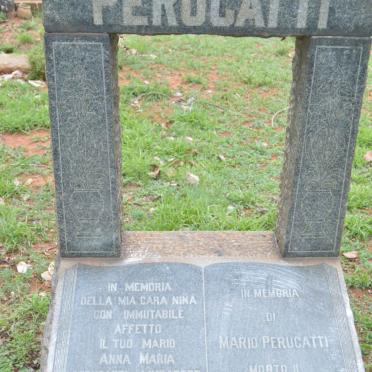 PERUCATTI Mario -1953 &amp; Anna Maria MURATORE 1897-1944