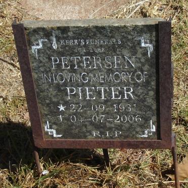 PETERSEN Pieter 1931-2006