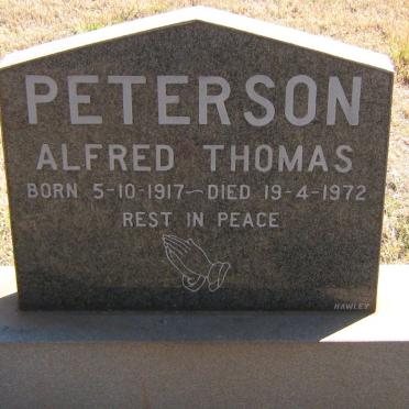PETERSON Alfred Thomas 1917-1972