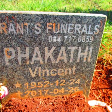 PHAKATHI Vincent 1952-2017