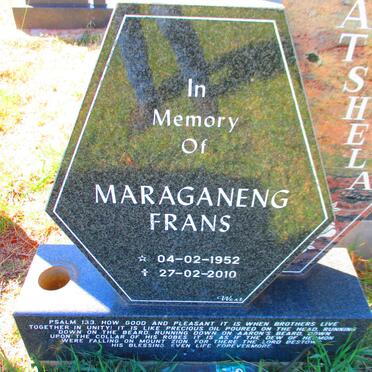 PHALAKATSHELA Maraganeng Frans 1952-2010