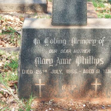 PHILLIPS Mary Anne  -1955