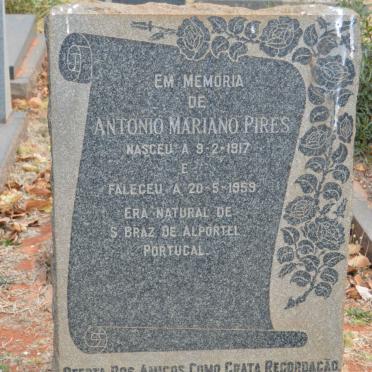 PIRES Antonio Mariano 1917-1959