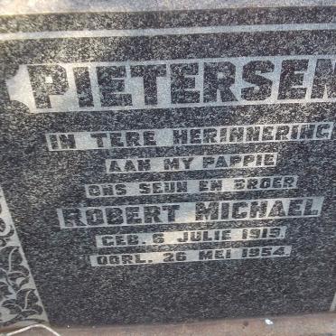 PIETERSEN Robert Michael 1919-1954