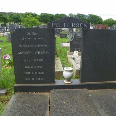 PIETERSEN Andries Willem Stephanus 1920-1976