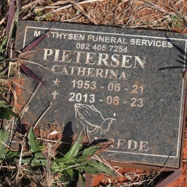 PIETERSEN Catherina 1953-2013