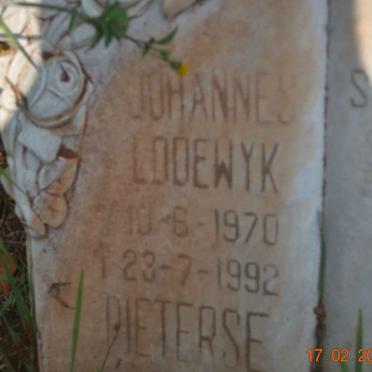 PIETERSE Johannes Lodewyk 1970-1992
