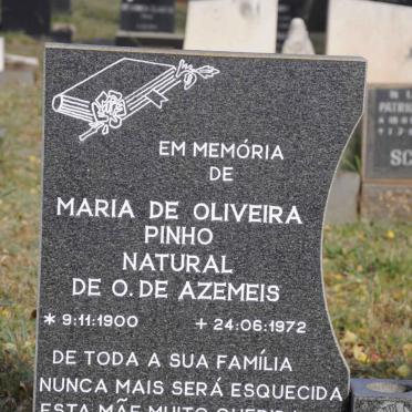 PINHO Maria De Oliviera 1900-1972